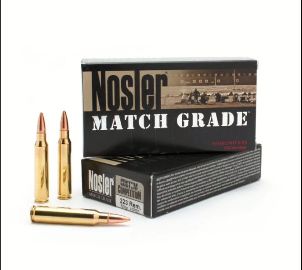 Nosler Ammo 223 Rem 69gr Match Hpbt (20)