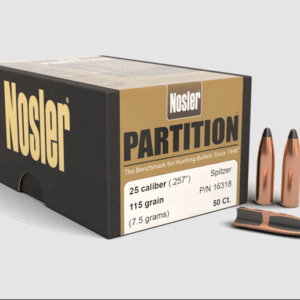 Nosler p 25 115gr sp (50)