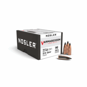 Nosler p 22 55gr fb tip vg (100)