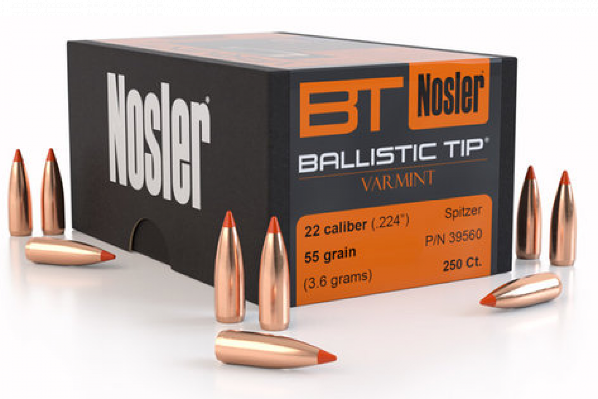 Nosler p 224 55gr ballistic tip (100)
