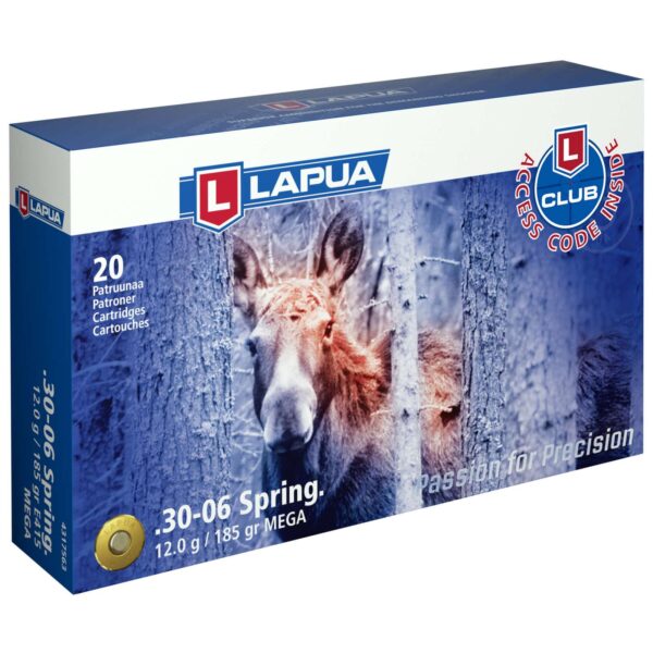 Lapua amm 30-06 spr 185grn mega (20)