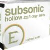 Eley 22lr sub sonic hp 38gr 1040 fps