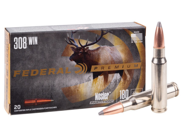Federal 308 180gr nosler part