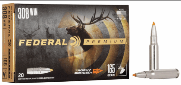 Federal 308 165gr trophy tip)