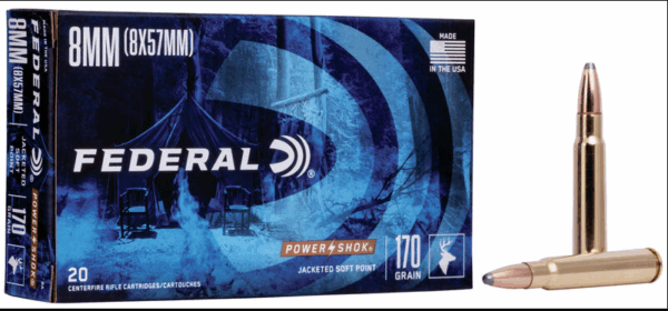 Federal 8x57 170gr vital shock