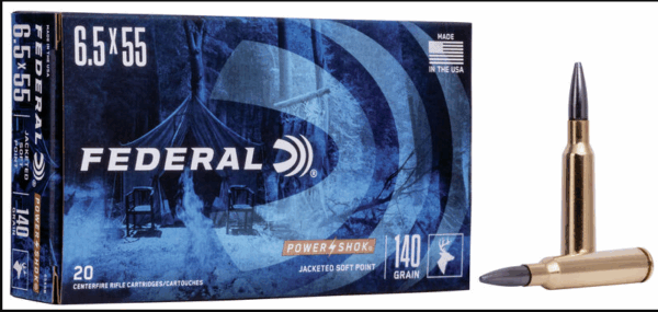 Federal 6.5x55 140gr power shock sp (20)