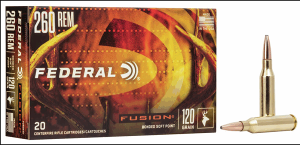 Federal 260 rem fusion 120gr