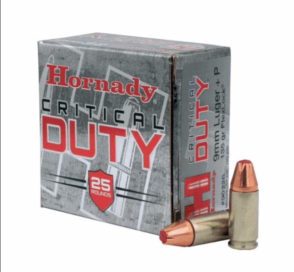 Hornady amm 9mmp+p 135gr (25)