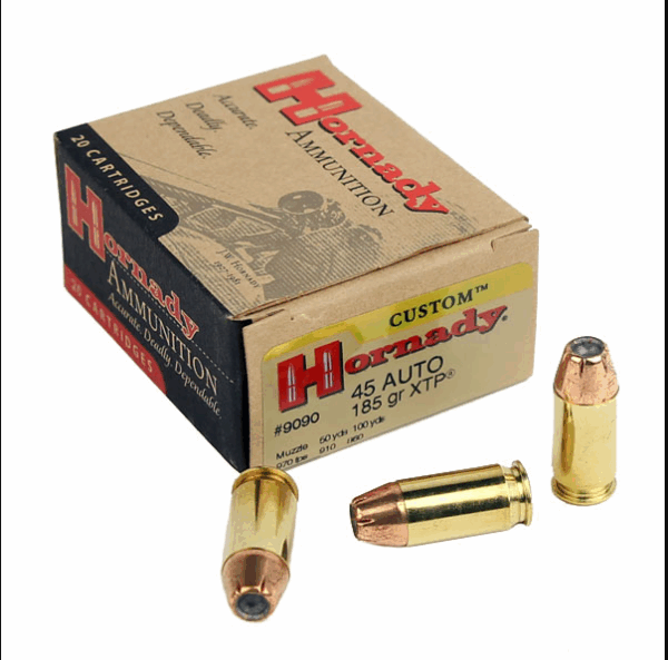 Hornady amm 45 acp 185gr xtp