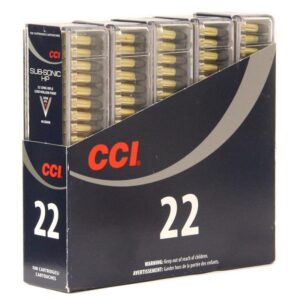 Cci .22lr sub-sonic hp 40 gr (100)