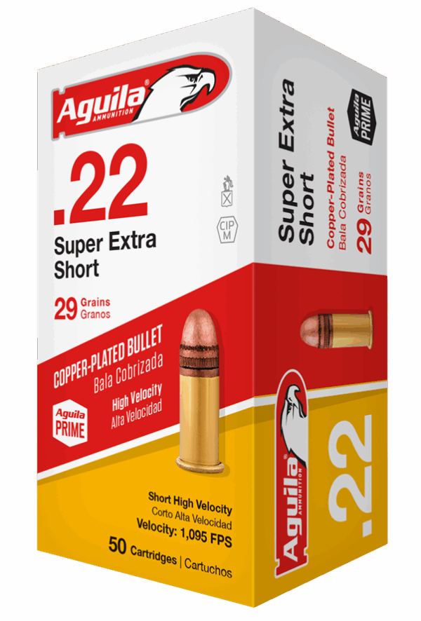 Aguila amm .22 short 29gr hv sp (50)