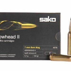 Sako amm 7mm rem mag 150gr arrowhead ii (10)