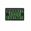 Condor pvc patch whiskey tango foxtrot