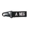 Condor a- blood type key chain with snap hook