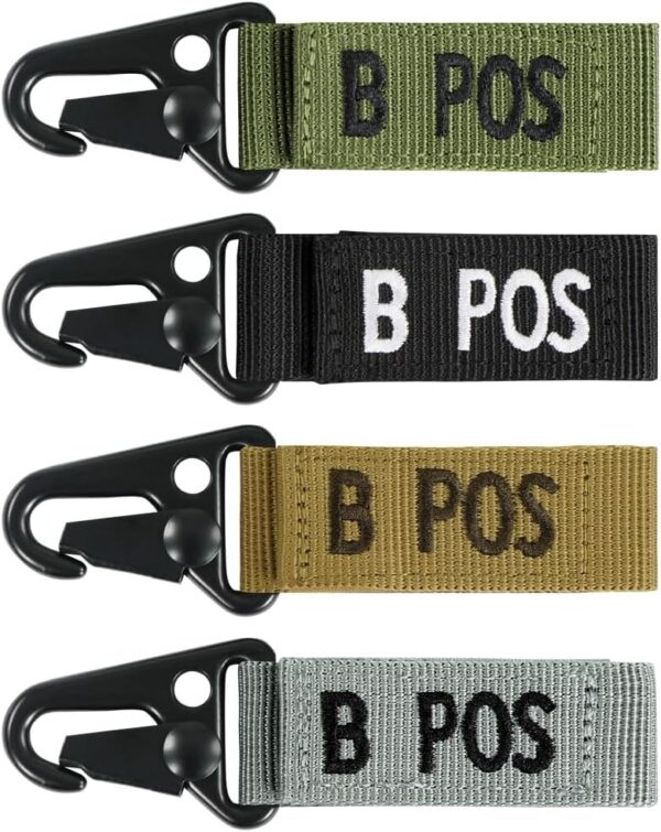 Condor blood type key chain coyote brown b positive