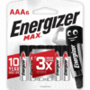 Energizer max : aaa-6pck