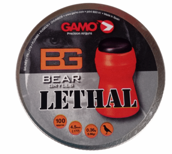 Gamo pellets 4.5mm bear grylls lethal (100)