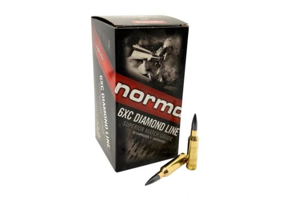 Norma ammo 6mm xc 105gr diamond line (50)