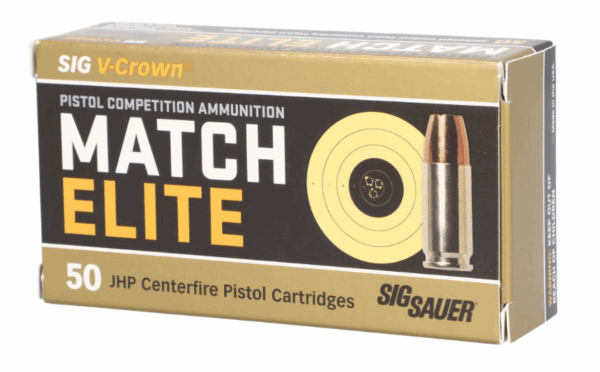 Sig sauer ammo 9mm 115gr elite v-crown