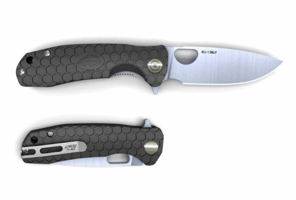 Honey badger knife fl l/r large wht