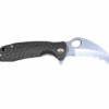 Honey badger knife cl sml blk sereated