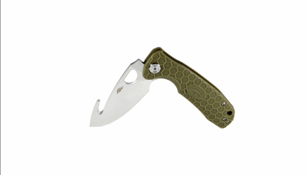 Honey badger knife  hook med grn