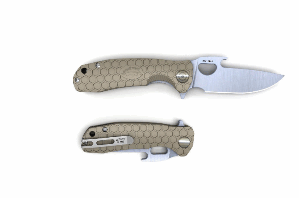 Honey badger knife  tanto l/r med tan