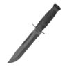 Ka-bar utility knife kraton partially