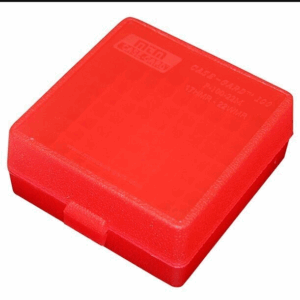 Mtm Ammo Box 100 Rd 22 Mag - 17hmr  Red