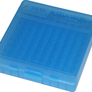 Mtm pistol ammo box - 100 round - blue