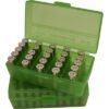 Mtm pistol ammo box 50-round 9mm/380acp green