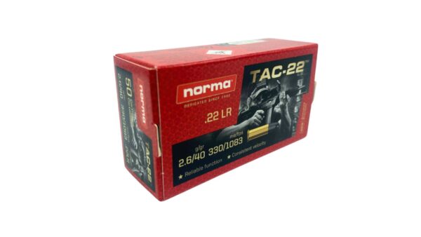 Norma ammo 22lr 40gr tac (50)