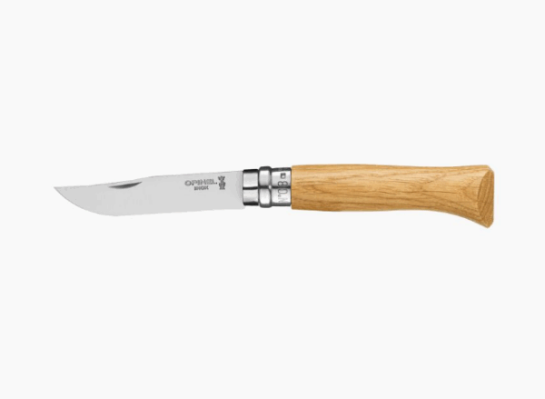Opinel no 8 carbon steel - oak wood