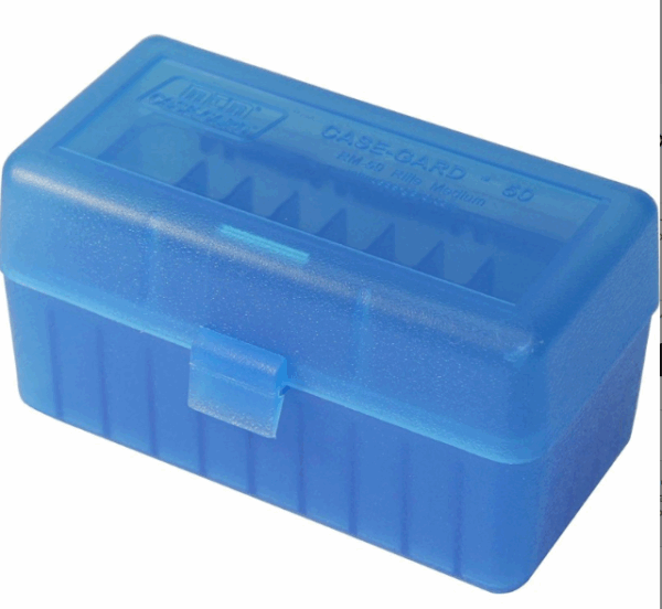Ram ammo box med 50 blue