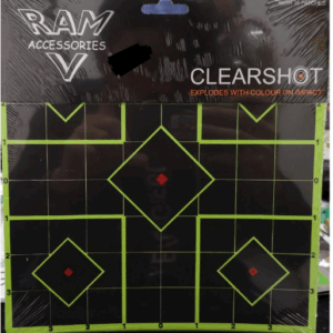 Ram target clearshot 6pc 20cm scope zero