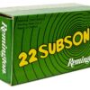 Remington amm 22lr sub sonic