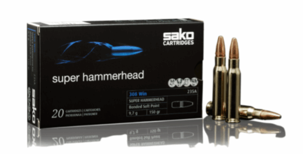 Sako amm 308 win sp 180 gr shh ammo