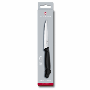 Vict Steak Kn Pointed 6pc Blk Box