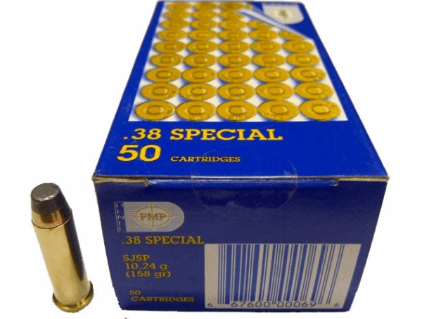 Pmp rnd pck 38 spl sjsp 158gr