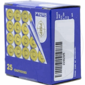 Pmp rnd pck 9mm short fmj 95gr(25)