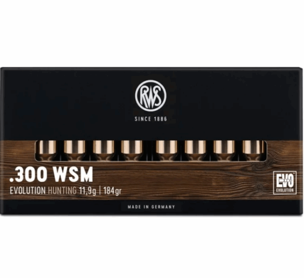 Rws .300wsm 184gr evo