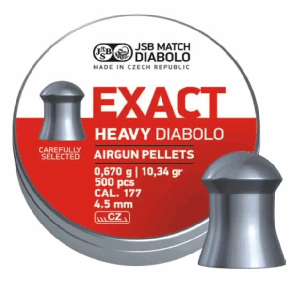 Jsb pellet 4.5 .177 10.34gr exact heavy  /500