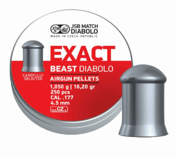 Jsb pellet 4.5mm 16.2gr exact beast (250)