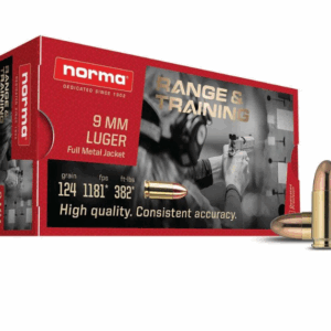 Norma ammo 9mm 124gr fmj (50)