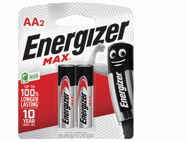 Energizer max aa2pk