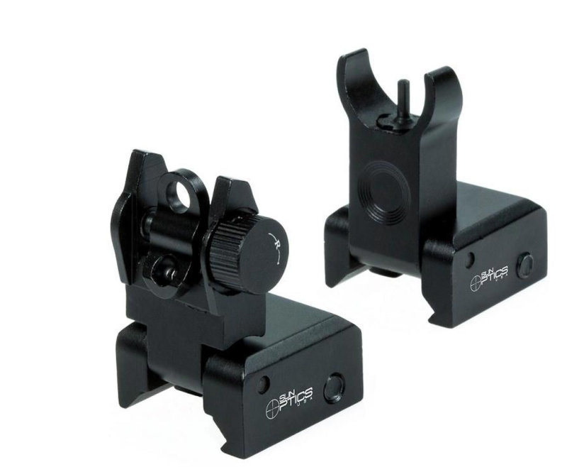 Ruger sights sun optics ar flip up low
